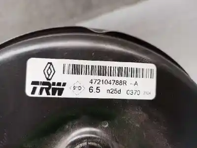Автозапчастина б/у гальмівний серво для renault clio iv (bh_) 1.5 dci 90 посилання на oem iam 472104788r  