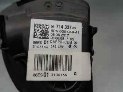 Second-hand car spare part accelerator pedal for citroen c-elysée 1.2 12v vti oem iam references 9671433780  6pv00994941