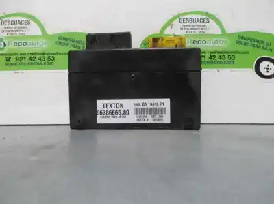Pièce détachée automobile d'occasion module immobilisateur antidémarrage pour citroen evasion (1994->) 2.0 hdi références oem iam 9638666580  