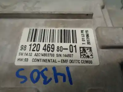 Pezzo di ricambio per auto di seconda mano display multifunzione per citroen c-elysée 1.2 12v vti riferimenti oem iam 9812046980  a2c14803700