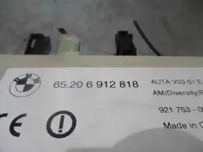 Peça sobressalente para automóvel em segunda mão módulo eletrónico antena por bmw serie 3 compact (e46) 325ti referências oem iam 65206912818  