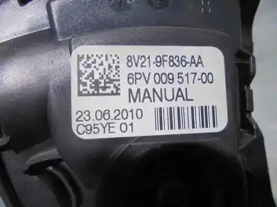 Автозапчастина б/у пotенціометр для ford fiesta (cb1) motor 1.6 ltr. - 70 kw tdci cat посилання на oem iam 8v219f836aa  