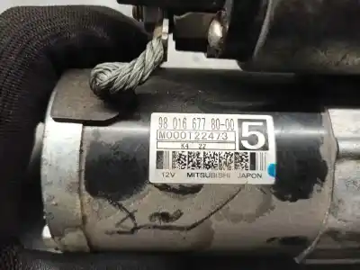 Second-hand car spare part starter motor for citroen c3 ii (sc_) 1.4 hdi 70 (sc8hzc sc8hr0 sc8hp4) oem iam references 9801667780  m000t22473