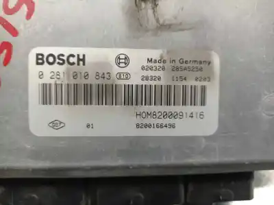 Second-hand car spare part ecu engine control for renault scenic rx4 (ja0) 1.9 dci salomon oem iam references 8200166496  0281010843
