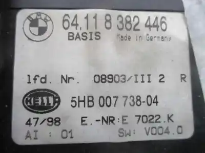 Peça sobressalente para automóvel em segunda mão comando de sofagem (chauffage / ar condicionado) por bmw serie 3 compact (e46) 325ti referências oem iam   5hb00773804