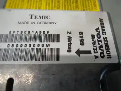 Автозапчасти б/у блок управления подушками безопасности за volvo c70 cabriolet 2.3 20v turbo cat ссылки oem iam 8676733  