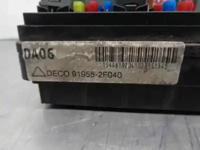Second-hand car spare part fuse box unit for kia cerato 2.0 lx crdi familiar oem iam references 919552f040  