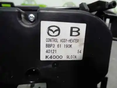 Peça sobressalente para automóvel em segunda mão comando de sofagem (chauffage / ar condicionado)  por mazda 3 (bl) 1.6 mzr (bl14) referências oem iam bbp361190k  
