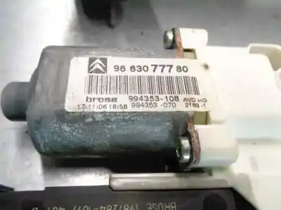 Second-hand car spare part passenger side right window regulator for citroen c6 (td_) 2.7 hdi oem iam references 9663077780  