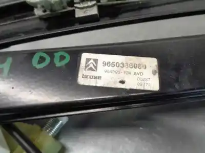 Second-hand car spare part passenger side right window regulator for citroen c6 (td_) 2.7 hdi oem iam references 9663077780  