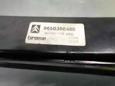 Second-hand car spare part rear right window regulator for citroen c6 (td_) 2.7 hdi oem iam references 9650386480  