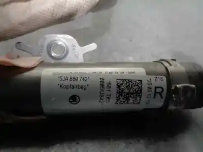 Автозапчасти б/у передняя правая подушка безопасности за skoda rapid spaceback (nh1) 1.6 tdi ссылки oem iam 5ja880742  