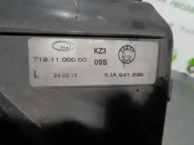 Автозапчастина б/у ліва протитутмана для skoda rapid spaceback (nh1) 1.6 tdi посилання на oem iam 5ja941699  