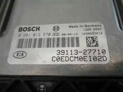 Peça sobressalente para automóvel em segunda mão centralina de motor uce por kia pro cee´d (ed) 2.0 crdi 140 referências oem iam 3911327710 0281013570 bosch 3911327710