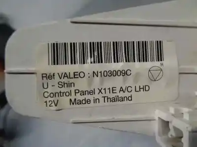 Peça sobressalente para automóvel em segunda mão comando de sofagem (chauffage / ar condicionado)  por nissan note (e11e) 1.4 cat referências oem iam n103009c  