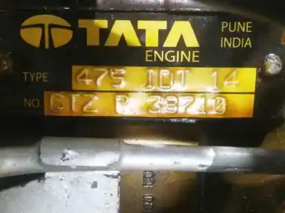 Second-hand car spare part complete engine for tata indigo marina 1.4 oem iam references 475idt 475idt14 ctzp38710