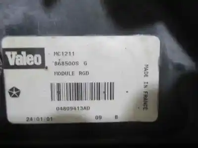 Pezzo di ricambio per auto di seconda mano elettroventola per chrysler voyager (rg) 2.5 crd se grand voyager riferimenti oem iam 04809413ad  868500sg