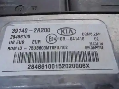 Second-hand car spare part ecu engine control for kia rio 1.1 crdi cat oem iam references 391402a200  28486100