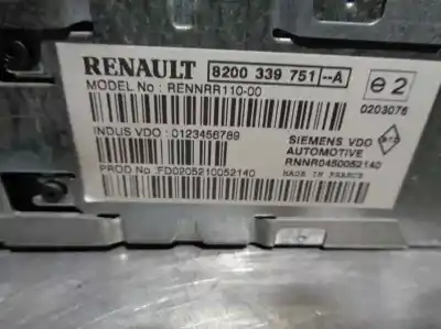 Автозапчасти б/у gps-навигационная система за renault espace iv (jk0) (2002->) 2.2 dci (jk07) ссылки oem iam 8200339751  