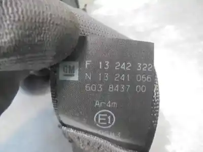 Автозапчасти б/у задний правый ремень безопасности за opel astra gtc 1.9 16v cdti cat (z 19 dth / lrd) ссылки oem iam 13242322  13241066