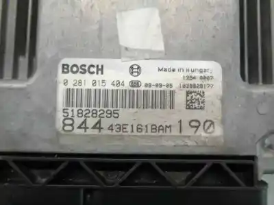 Pezzo di ricambio per auto di seconda mano centralina motore per lancia delta (181) 1.9 twinturbo diesel cat riferimenti oem iam 51828295  0281015404