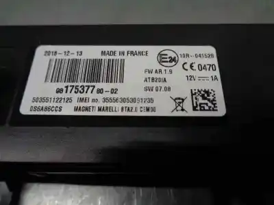 Second-hand car spare part electronic module for citroen c4 lim. feel oem iam references 9665602980  503551122125