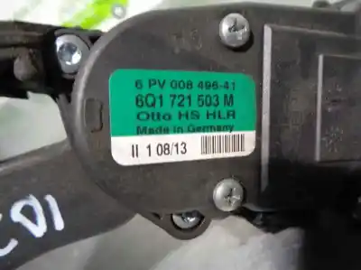 Автозапчасти б/у педальный потенциометр за skoda rapid spaceback (nh1) 1.6 tdi ссылки oem iam 6q1721503m  6pv00849641