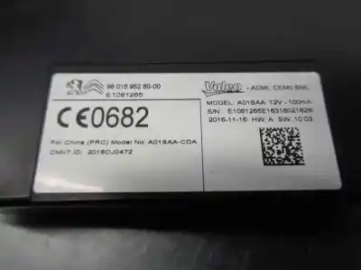 Peça sobressalente para automóvel em segunda mão módulo eletrônico por citroen c4 lim. feel referências oem iam 9801695280  