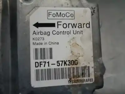 Second-hand car spare part airbag control unit for mazda 2 (de_, dh_) 1.3 (de3fs) oem iam references df7157k30c  