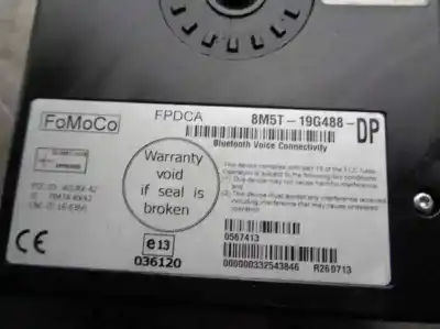 Автозапчастина б/у електронний модуль для ford transit connect (tc7) 1.8 tdci cat посилання на oem iam 8m5t19g488dp  