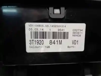 Автозапчастина б/у панель інструментів для skoda superb combi (3t5) 2.0 tdi dpf посилання на oem iam   