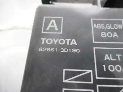Second-hand car spare part fuse box unit for toyota hilux (kun) 2.5 turbodiesel oem iam references 826613d190  