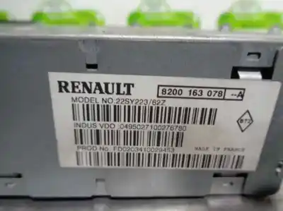 Second-hand car spare part gps navigation system for renault vel satis (bj0_) 3.0 dci (bj0j bj0n) oem iam references 8200163078  