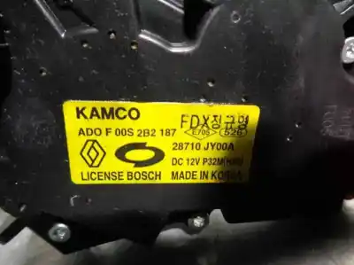 Second-hand car spare part rear windshield wiper motor for renault koleos 2.0 dci diesel fap oem iam references 28710jy00a  