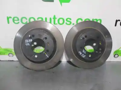 Peça sobressalente para automóvel em segunda mão disco de travão traseiro por kia carens iv 1.6 gdi referências oem iam 