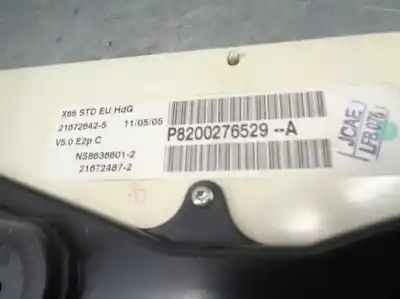Автозапчастина б/у панель інструментів для renault clio ii fase ii (b/cb0) 1.2 16v посилання на oem iam p8200276529  