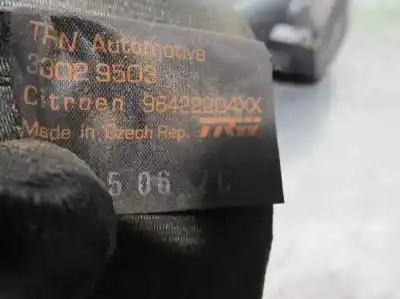 Second-hand car spare part rear left seat belt for citroen c2 audace oem iam references 96422204xx  