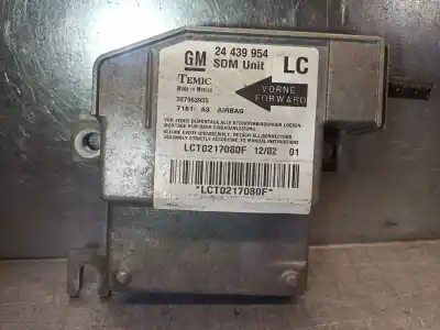 Pièce détachée automobile d'occasion BOITIER DE COMMANDE D'AIRBAG pour SAAB 9-5 BERLINA  Références OEM IAM 24439954  327963935