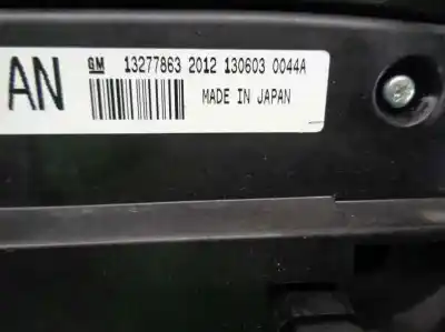 Peça sobressalente para automóvel em segunda mão comando de sofagem (chauffage / ar condicionado) por opel insignia a sedán (g09) 2.0 cdti (69) referências oem iam 13273095  13277863