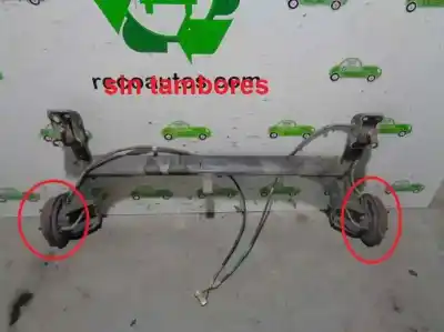 Автозапчастина б/у задня вісь для ford fiesta berlina (dx) 1.8 tddi turbodiesel cat посилання на oem iam  burra 3 tambor 4 agujeros