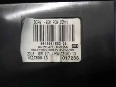 Автозапчасти б/у многофункциональный дисплей за citroen c6 (td_) 2.7 hdi ссылки oem iam 96459618zd  