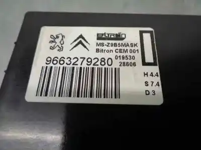 Автозапчасти б/у электронный модуль за citroen c6 (td_) 2.7 hdi ссылки oem iam 9663279280  