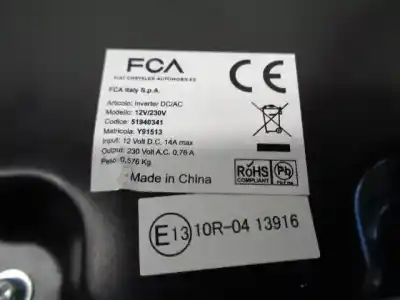 Gebrauchtes Autoersatzteil elektronisches modul zum jeep compass (mp, m6, mv, m7) 1.3 oem-iam-referenzen 51940341  