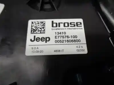 Автозапчасти б/у регулятор стекла переднего правого за jeep compass (mp, m6, mv, m7) 1.3 ссылки oem iam 00521606800  