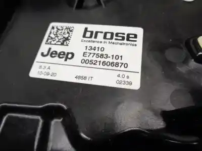 Автозапчасти б/у регулятор стекла переднего левого за jeep compass (mp, m6, mv, m7) 1.3 ссылки oem iam 00521606870  