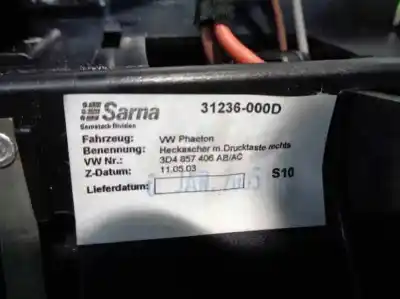 Автозапчасти б/у пепельница за volkswagen phaeton (3d2/3d8) 3.2 v6 24v ссылки oem iam 3d4857406ab  3d4857406ac