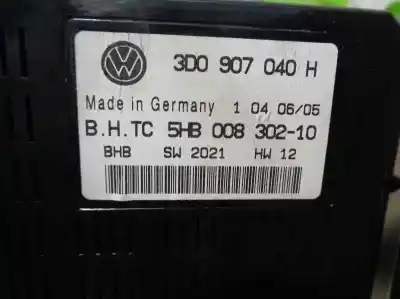 Peça sobressalente para automóvel em segunda mão módulo eletrônico por volkswagen phaeton (3d2/3d8) 3.2 v6 24v referências oem iam 3d0907040h  5hb00830210