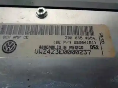 Peça sobressalente para automóvel em segunda mão módulo eletrónico antena por volkswagen phaeton (3d2/3d8) 3.2 v6 24v referências oem iam 3d0035465a  