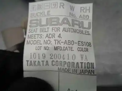 Автозапчасти б/у задний правый ремень безопасности за subaru legacy berl. b13 (bl) 3.0 r se ссылки oem iam 64662ag100wa  