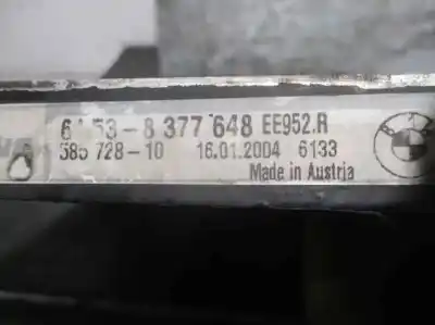 Peça sobressalente para automóvel em segunda mão condensador / radiador de ar condicionado por bmw x3 (e83) 3.0 d referências oem iam 64538377648  58572810